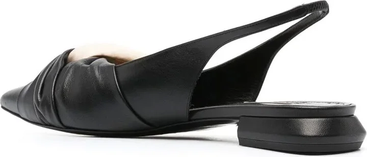 Knotted Slingback Pumps - Image 3