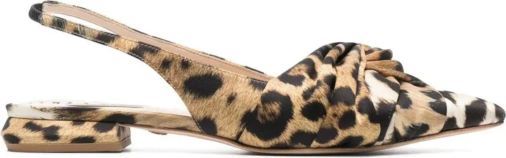 Knotted Slingback Pumps