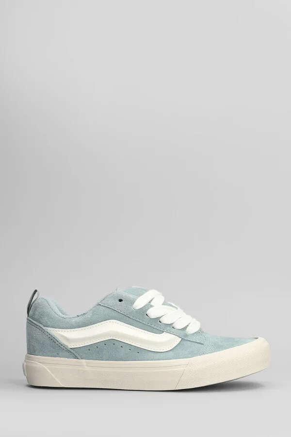 Knu Skool Sneakers In Grey Suede