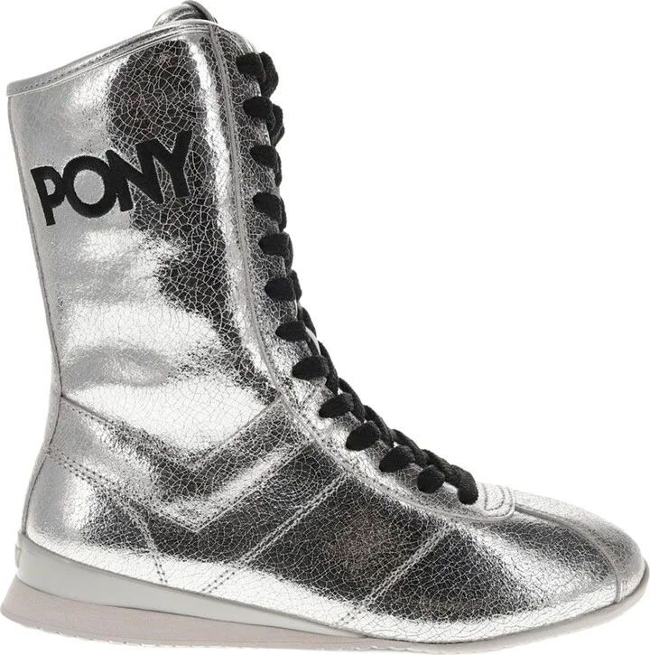 KO-80 High Vintage Metallic Sneakers - Image 6