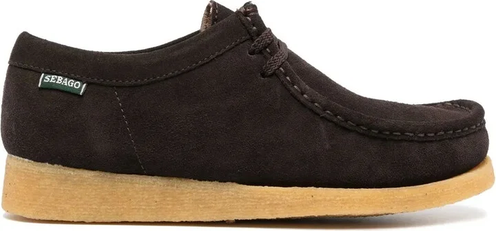 Koala lace-up suede loafers
