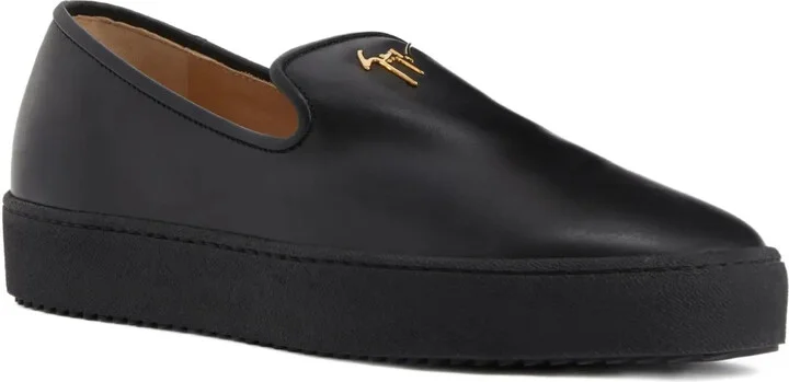 Kobe logo-plaque slip-on sneakers