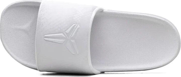 Kobe Offcourt "Triple White" slides - Image 4