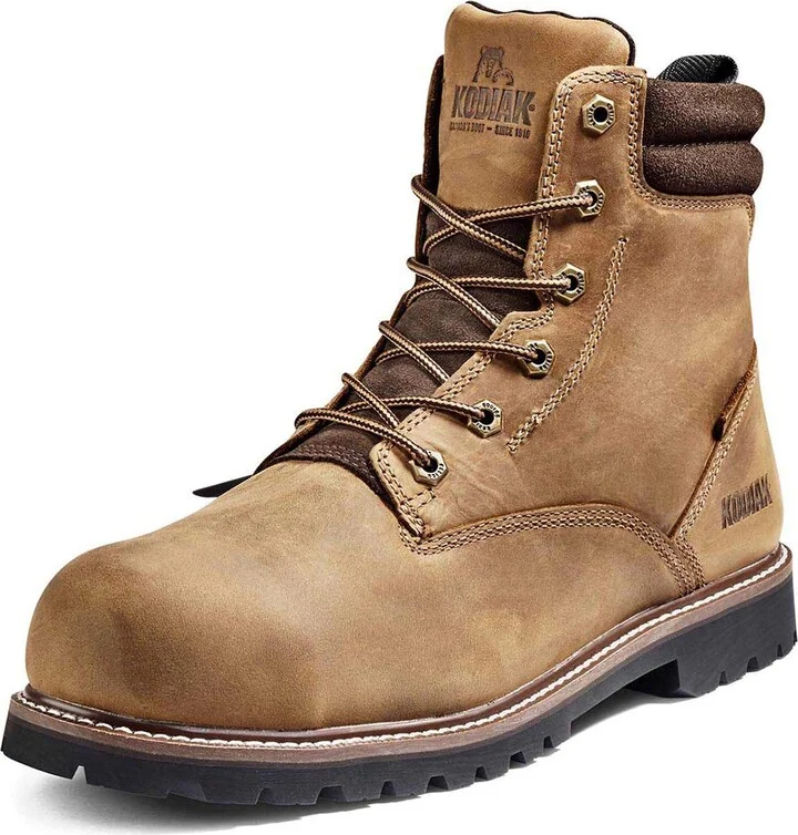 Kodiak Men's 6-Inch McKinney Composite Toe Waterproof Industrial Boot