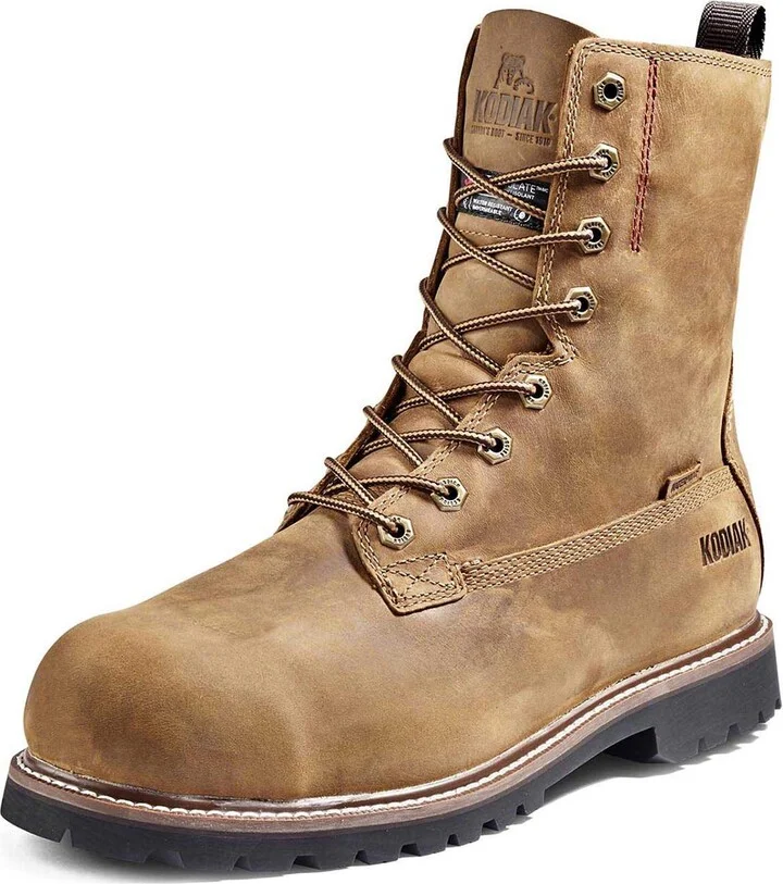 Kodiak Men's McKinney 8" Waterproof Composite Toe Safety Work Boot Industrial