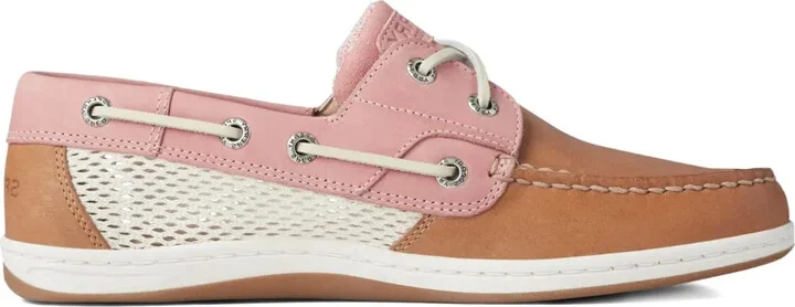 Koifish "Beige/Pink" boat shoes
