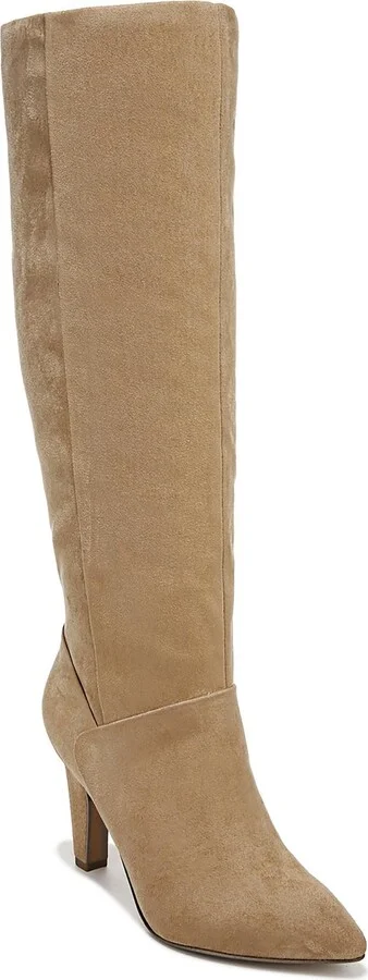 Koko Womens Zipper Pointed Toe Knee-High Boots