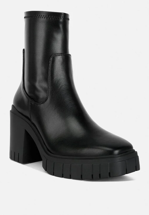 Kokum Faux Leather Platform Boots - Image 2