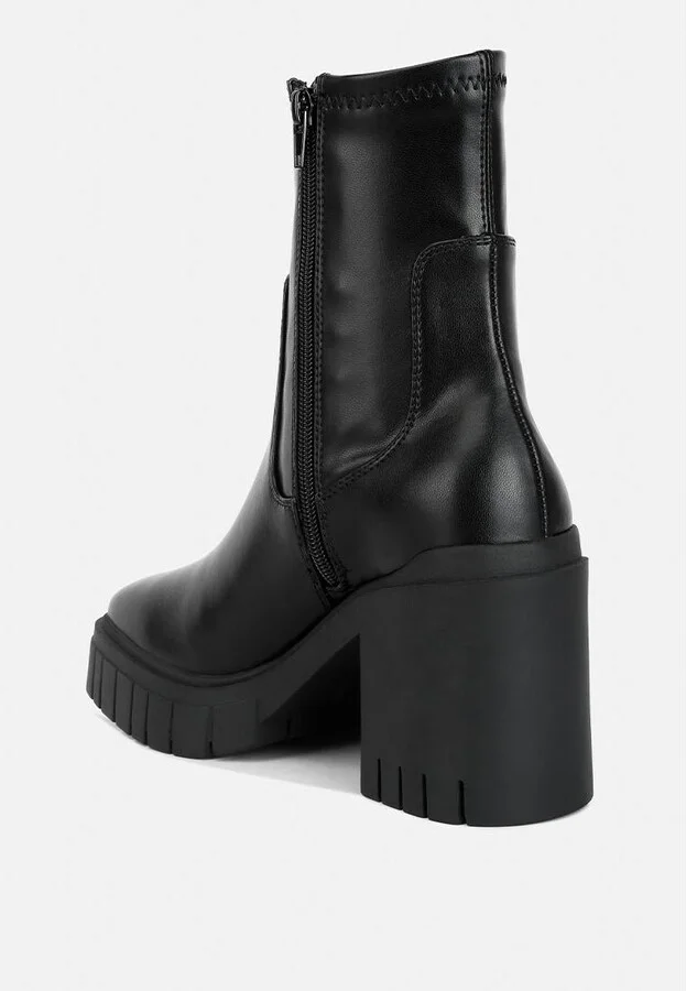 Kokum Faux Leather Platform Boots - Image 3
