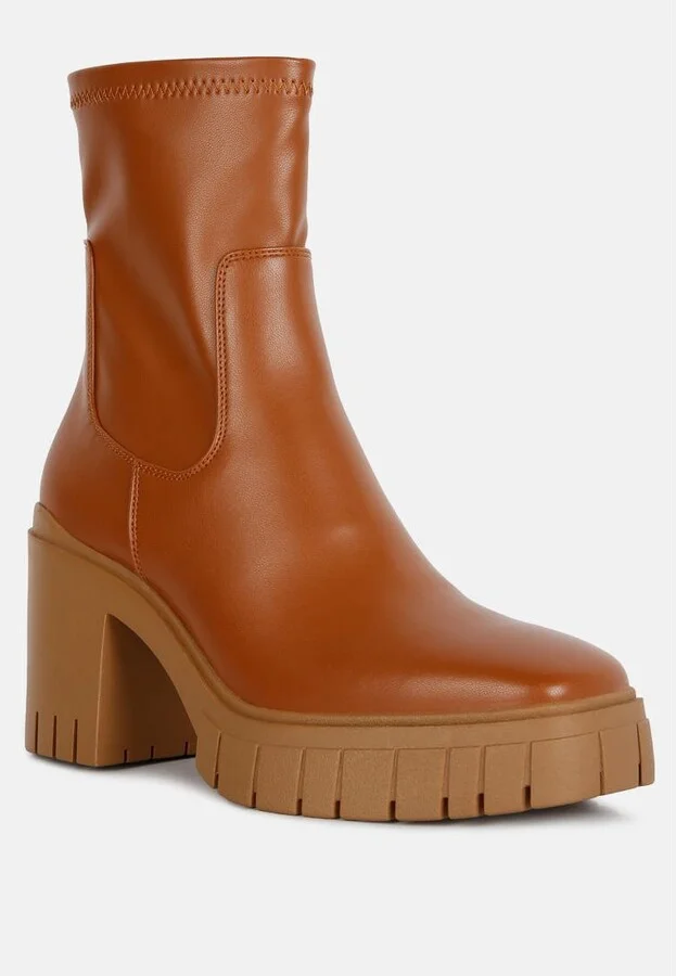 Kokum Faux Leather Platform Boots - Image 5
