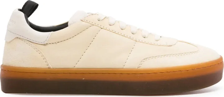 Kombined 101 leather sneakers