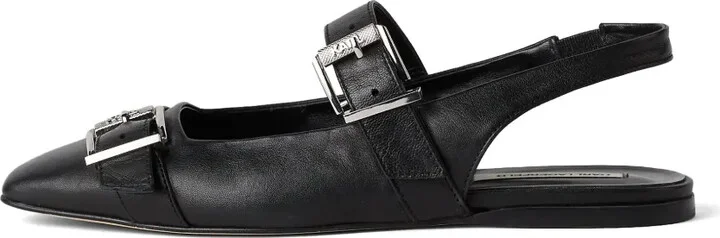 Konnie double-strap leather pumps - Image 5