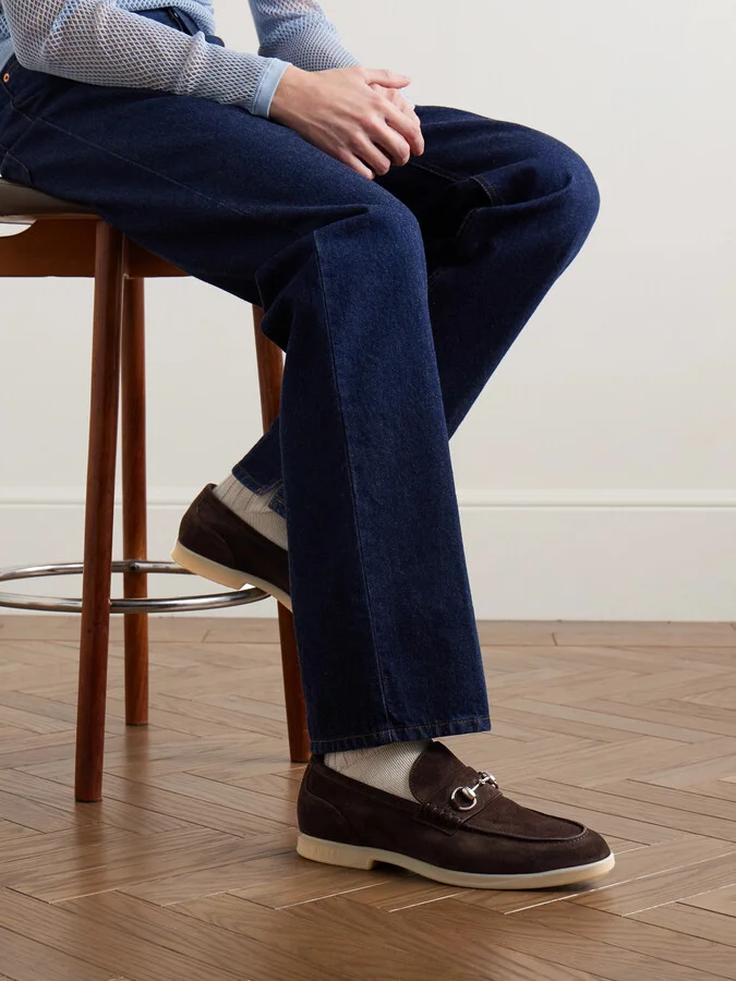 Konrad Horsebit Suede Loafers - Image 2