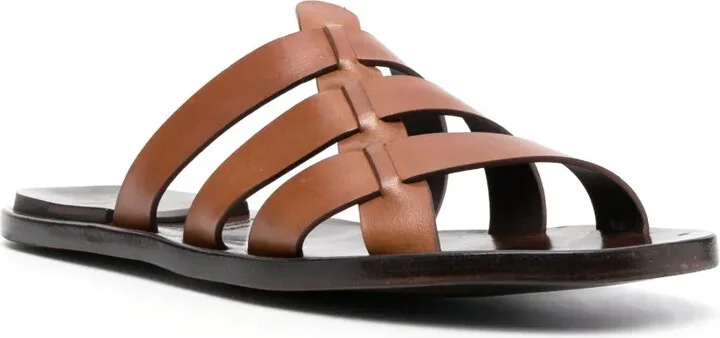 Kontraire leather slides - Image 2