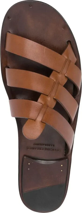 Kontraire leather slides - Image 4