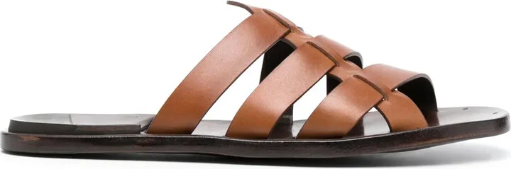 Kontraire leather slides