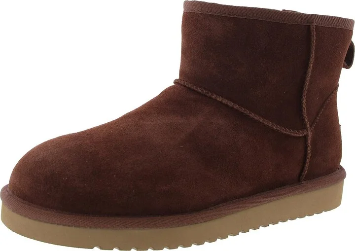 Koola Mini Womens Faux Fur Lined Man Made Booties