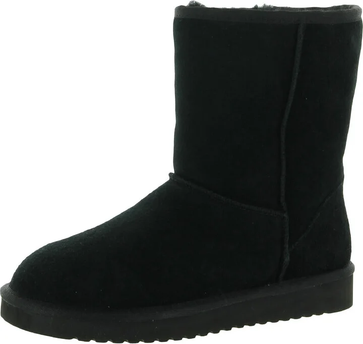 KOOLA SHORT Womens Faux Fur Lined Ankle Casual Boots