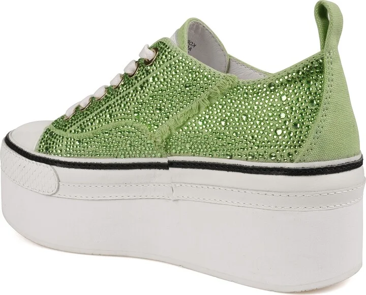 Koralay Rhinestone Platform Sneaker - Image 8
