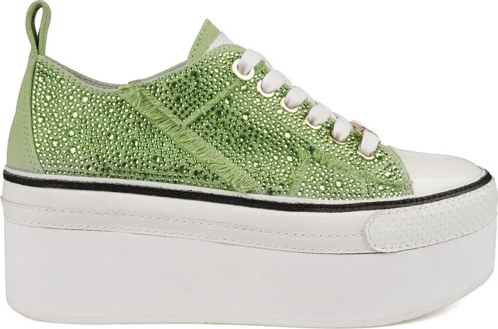 Koralay Rhinestone Platform Sneaker - Image 9