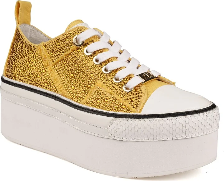 Koralay Rhinestone Platform Sneaker