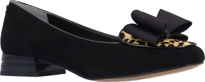 Black/ Brown Print Calf Hair