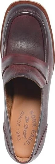 Kork-Ease Aston Women's Shoes Bugundy (port) : 7 M, Leather - Image 2