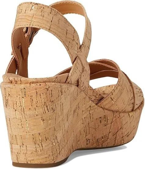 Kork-Ease Ava 2.0 Women's Wedge Shoes Cork Gold : 7 M, Leather - Image 4