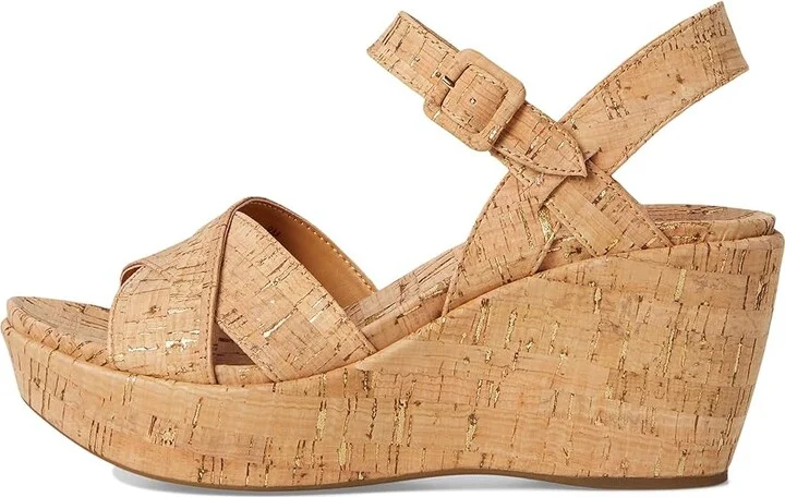Kork-Ease Ava 2.0 Women's Wedge Shoes Cork Gold : 7 M, Leather - Image 6