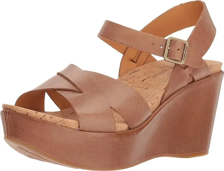 Kork-Ease Ava 2.0 Women's Wedge Shoes Golden Sand : 9 M, Leather - Image 2