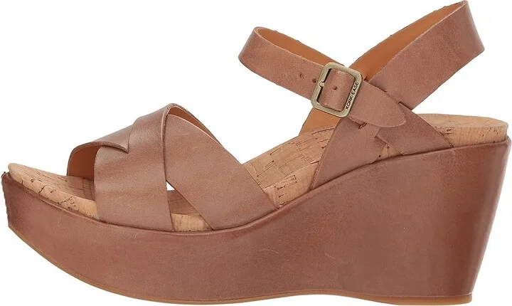 Kork-Ease Ava 2.0 Women's Wedge Shoes Golden Sand : 9 M, Leather - Image 7