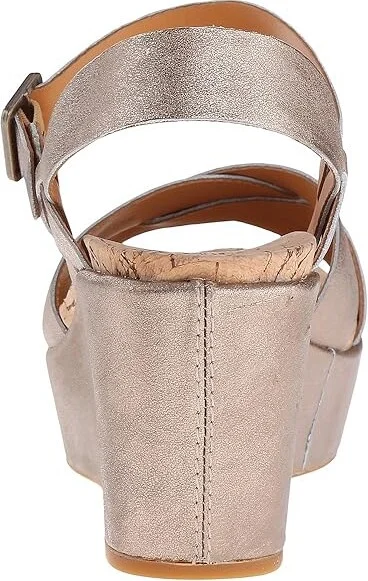 Kork-Ease Ava 2.0 Women's Wedge Shoes Soft Gold : 7 M, Leather - Image 5