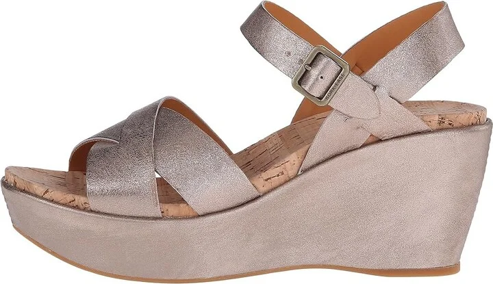 Kork-Ease Ava 2.0 Women's Wedge Shoes Soft Gold : 7 M, Leather - Image 7