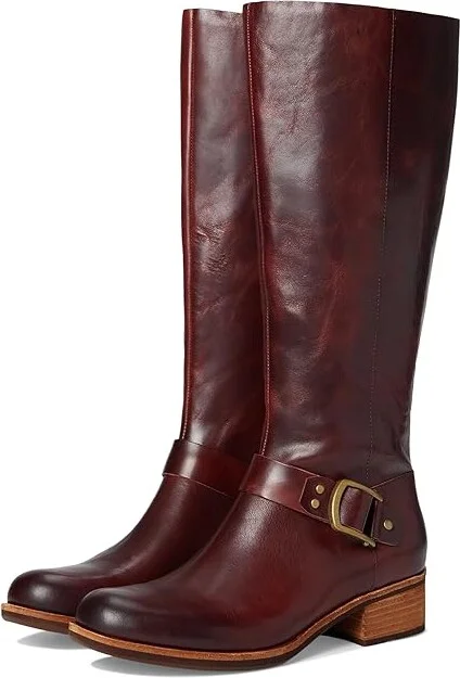 Kork-Ease Carli Women's Boots Burgundy/Port : 6.5 M, Leather