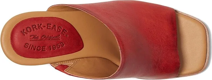 Kork-Ease Carri Women's Sandals Red : 8 M, Leather/Rubber - Image 2