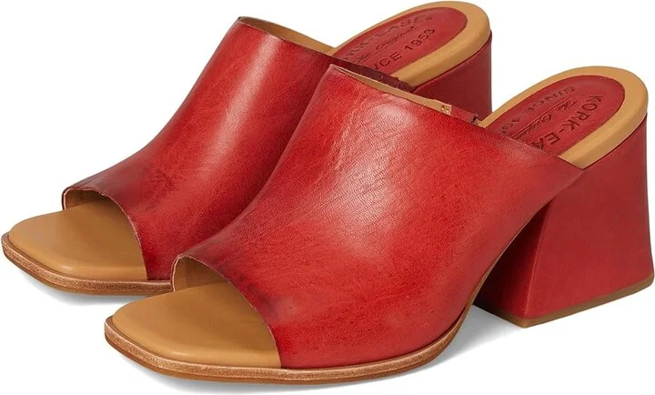 Kork-Ease Carri Women's Sandals Red : 8 M, Leather/Rubber