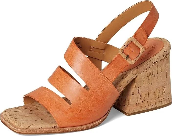 Kork-Ease Cate Women's Sandals Orange : 10 M, Leather - Image 5