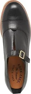 Kork-Ease Cloetta Women's Flat Shoes Black : 6 M, Leather - Image 2