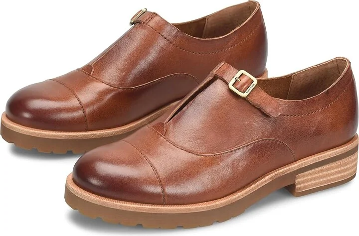 Kork-Ease Cloetta Women's Flat Shoes Tan Rum : 6 M, Leather