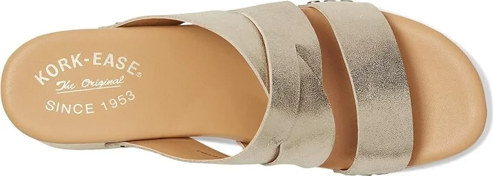 Kork-Ease Emersen Women's Sandals Gold Soft Gold : 11 M, Leather - Image 2