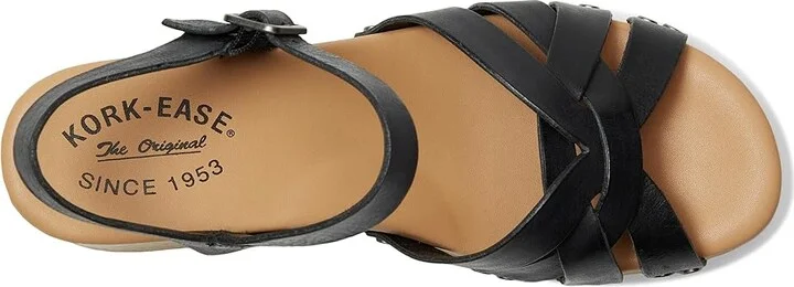 Kork-Ease Ester Women's Sandals Black : 7 M, Leather - Image 2