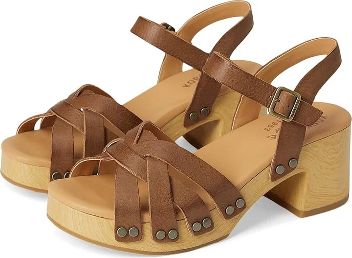 Kork-Ease Ester Women's Sandals Brown Terra : 7 M, Leather