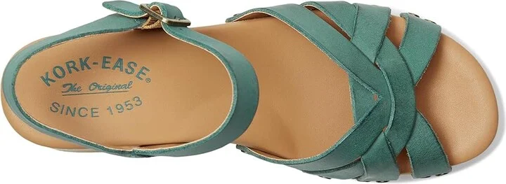 Kork-Ease Ester Women's Sandals Teal : 11 M, Leather - Image 2