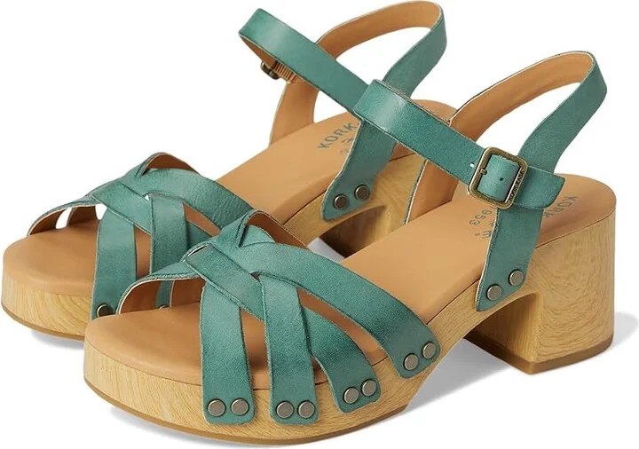 Kork-Ease Ester Women's Sandals Teal : 11 M, Leather