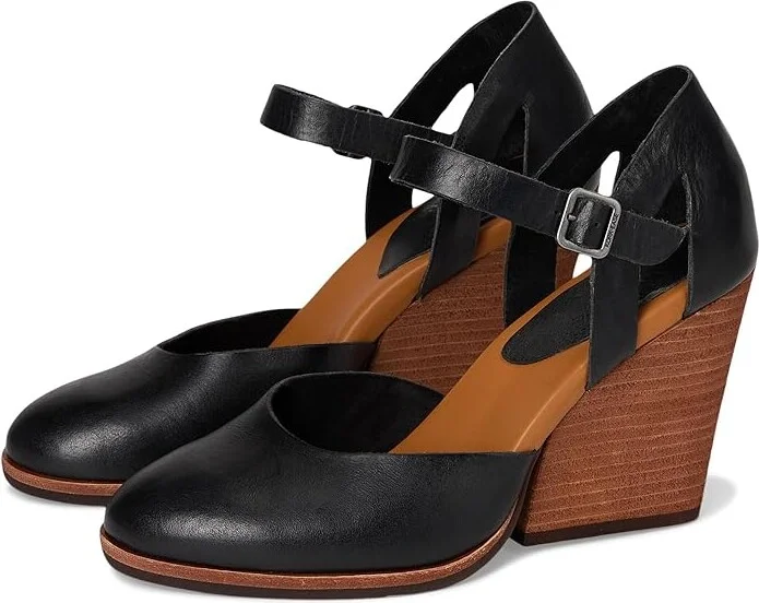 Kork-Ease Harlow High Women's Heels Black : 11 M, Leather