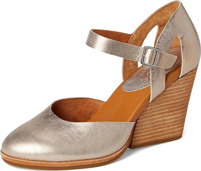 Kork-Ease Harlow High Women's Heels Champagne : 8 M, Leather - Image 5