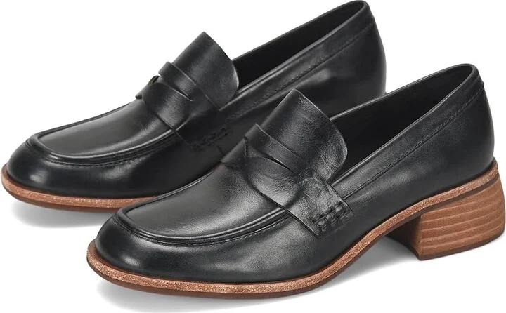 Kork-Ease Keegan Women's Flat Shoes Black : 6 M, Leather