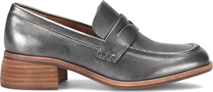 Kork-Ease Keegan Women's Flat Shoes Silver : 10 M, Leather - Image 6