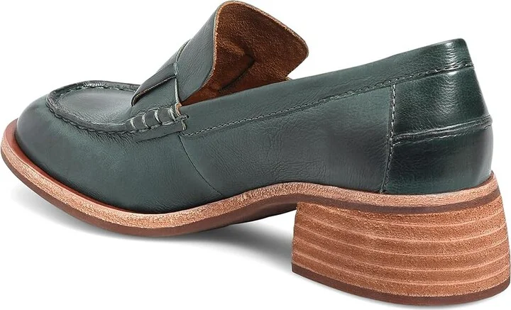 Kork-Ease Kya Women's Flat Shoes Dark Green : 8.5 M, Leather - Image 4
