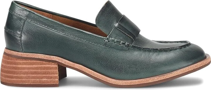Kork-Ease Kya Women's Flat Shoes Dark Green : 8.5 M, Leather - Image 6
